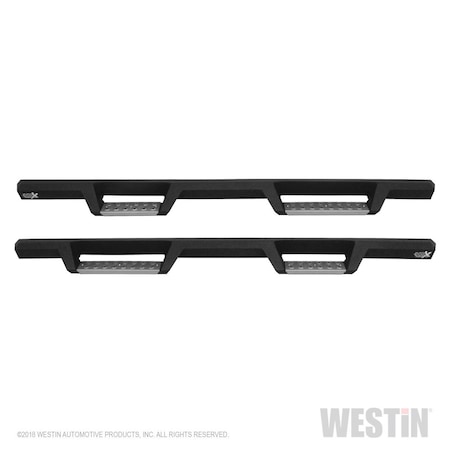 Westin Automotive 15-C COLORADO/CANYON CREW CAB TEXTURED BLACK HDX STAINLESS DROP NERF BARS 56-140152